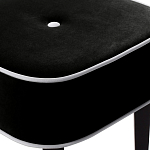 Квадратный мягкий пуф на черных ножках Winton Pouf Square варинант исполнения - 6 | Loft Concept в Ижевске