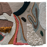 Тканый вручную текстильный гобелен Orchid варинант исполнения - 1 | Loft Concept в Ижевске