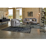 Стеллаж из металла и стекла Menzie Black Stripes Metal Rack варинант исполнения - 1 | Loft Concept в Ижевске