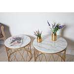 Столик дизайнерский The White Touch варинант исполнения - 4 | Loft Concept в Ижевске