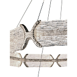 Люстра с 2-мя кольцами с текстурным природным рисунком IceFlame варинант исполнения - 7 | Loft Concept в Ижевске