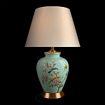 Настольная лампа голубая с изображением птиц Slip Away варинант исполнения - 8 | Loft Concept в Ижевске