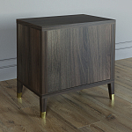 Тумба прикроватная с двумя ящиками Elsa Dreams Walnut варинант исполнения - 4 | Loft Concept в Ижевске