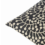 Подушка декоративная черного цвета Blossom Essence Grace варинант исполнения - 2 | Loft Concept в Ижевске