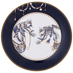 Сервиз обеденный из фарфора с изображением лошадей на 6 персон 23 предмета Porcelain Horse Set варинант исполнения - 1 | Loft Concept в Ижевске
