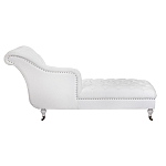 Кушетка белая с мягкой обивкой из велюра Michael Couch варинант исполнения - 2 | Loft Concept в Ижевске