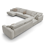 Современная модульная система мягкой мебели Zartаrn 6-ти местный угловой диван варинант исполнения - 2 | Loft Concept в Ижевске