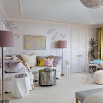 Обои ручная роспись Bamboo Special Colourway on Natural Mica metallic silk варинант исполнения - 2 | Loft Concept в Ижевске