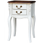 Прикроватная тумба в стиле прованс с 2-мя ящиками Paule Montmartre Provence Bedside Table варинант исполнения - 2 | Loft Concept в Ижевске