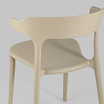 Бежевый стул из прочного PP-пластика JORIS варинант исполнения - 6 | Loft Concept в Ижевске