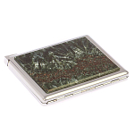 Портсигар с газовой зажигалкой из натурального камня Серафинит Stone Cigarettes Cases варинант исполнения - 2 | Loft Concept в Ижевске