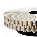 Дизайнерский журнальный стол круглый с фактурной столешницей Ifike варинант исполнения - 2 | Loft Concept в Ижевске