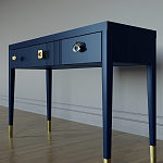 Дизайнерский Письменный стол Elsa Dreams Blue с тремя ящиками варинант исполнения - 2 | Loft Concept в Ижевске