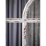 Зеркало-окно с эффектом старения в венецианском стиле Venetian White Mirror варинант исполнения - 6 | Loft Concept в Ижевске