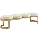 Дизайнерская Банкетка Leola латунь  варинант исполнения - 1 | Loft Concept в Ижевске