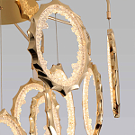 Потолочный светильник светодиодный с золотистым каркасом Ring of Fire варинант исполнения - 3 | Loft Concept в Ижевске