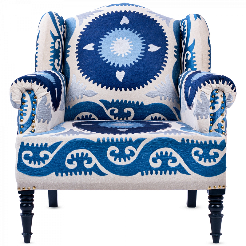 Кресло Accent Chairs Indigo Sun Темно-синий в Ижевске | Loft Concept 