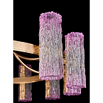 Люстра круглая с текстурными цилиндрическими плафонами Glimpse варинант исполнения - 3 | Loft Concept в Ижевске