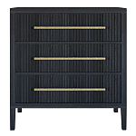 Комод Primo с 3 выдвижными ящиками Черный дуб варинант исполнения - 7 | Loft Concept в Ижевске