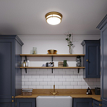 Потолочный светильник с белым матовым стеклянным плафоном в форме перевернутого конуса Hinkley варинант исполнения - 4 | Loft Concept в Ижевске