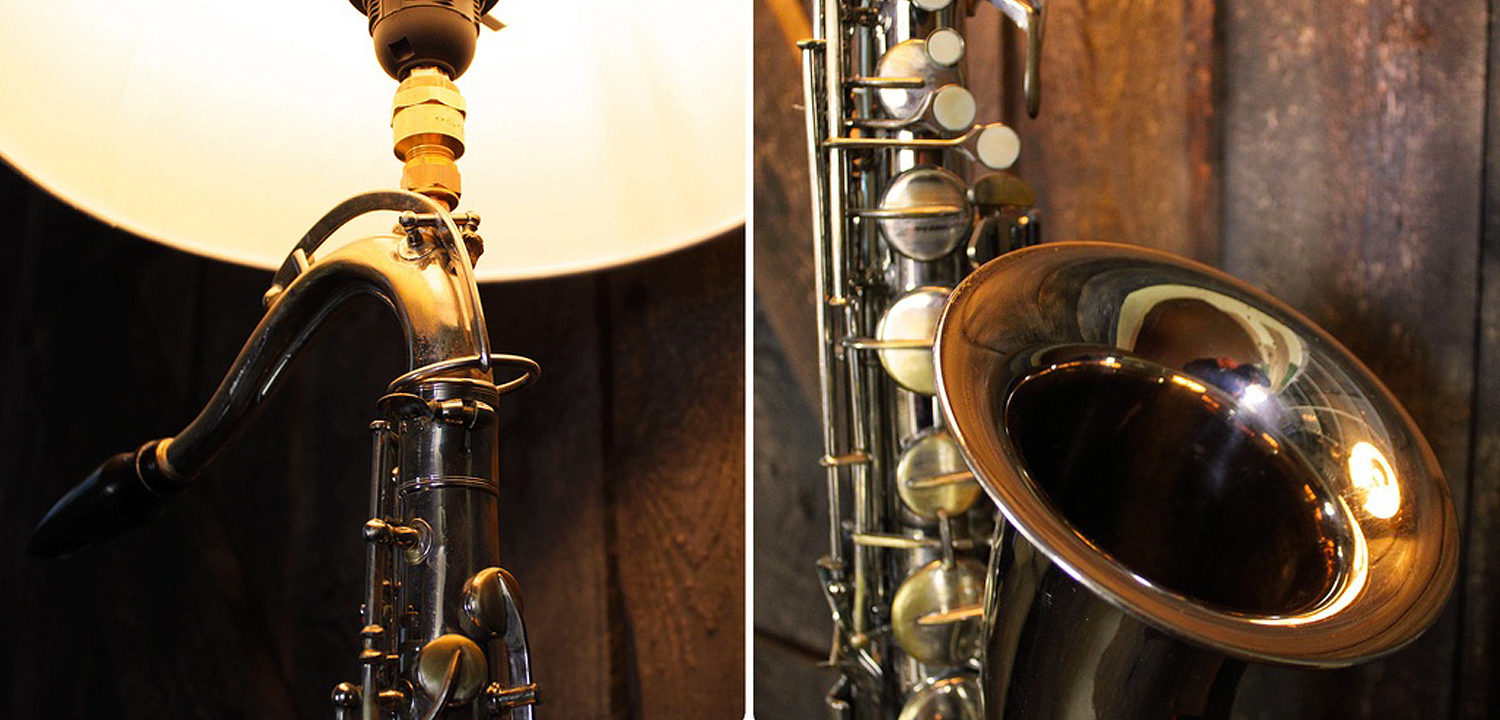 Настольная лампа Saxophone Настольная лампа Saxophone - Loft-Concept в Ижевске