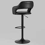 Барный стул черного цвета Strohach варинант исполнения - 5 | Loft Concept в Ижевске