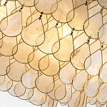 Люстра многоярусная с декором из натуральной морской ракушки Iridescent Light варинант исполнения - 5 | Loft Concept в Ижевске