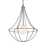 Подвесной светильник из тонких прутьев в форме колокола Forged Thin Rods варинант исполнения - 3 | Loft Concept в Ижевске