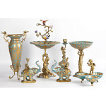 Фарфоровый подсвечник Слон с эмоцией Fluens варинант исполнения - 6 | Loft Concept в Ижевске