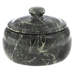 Сахарница из натурального камня Змеевик Stone Sugar Bowls варинант исполнения - 7 | Loft Concept в Ижевске