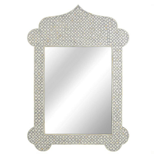 Зеркало Bone Inlay Dome Mirror