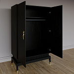 Платяной шкаф Elsa Dreams Black с 2-мя фасадами варинант исполнения - 1 | Loft Concept в Ижевске