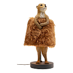 Настольная лампа Цурикат плафон из меха варинант исполнения - 1 | Loft Concept в Ижевске