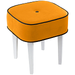 Квадратный мягкий пуф на белых ножках Winton Pouf Square варинант исполнения - 23 | Loft Concept в Ижевске