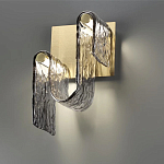 Бра волнистой формы из фактурного стекла Wave варинант исполнения - 3 | Loft Concept в Ижевске