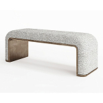 Банкетка Forli с элегантными латунными вставками  варинант исполнения - 1 | Loft Concept в Ижевске