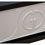 Тумбочка прикроватная с ящиком черно-серого цвета Noble Nightstand варинант исполнения - 3 | Loft Concept в Ижевске