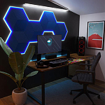 Гипсовая 3D панель с принтографией PM-52 варинант исполнения - 1 | Loft Concept в Ижевске