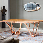 Обеденный стол прямоугольный с фигурными ножками G-table варинант исполнения - 2 | Loft Concept в Ижевске