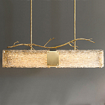 Люстра прямоугольная из фактурного стекла Chandelier Beam варинант исполнения - 5 | Loft Concept в Ижевске