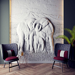 Барельеф ELEPHANTS варинант исполнения - 2 | Loft Concept в Ижевске