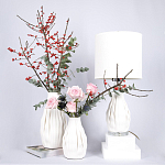 Настольная лампа керамическая бежевая Amazonia варинант исполнения - 2 | Loft Concept в Ижевске