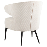 Современное мягкое кресло на металлических ножках Rakush Milk варинант исполнения - 4 | Loft Concept в Ижевске