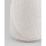 Пуф Loreen со спинкой вращающийся букле светло-серый варинант исполнения - 3 | Loft Concept в Ижевске