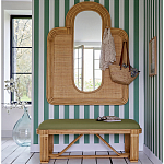 Скамья из ротанга с подушкой Mattia Rattan Bench варинант исполнения - 6 | Loft Concept в Ижевске