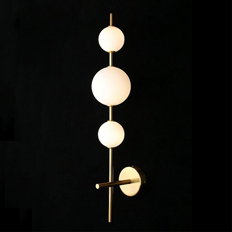 Бра настенное светодиодное Three Elements of Light Золотой Белый в Ижевске | Loft Concept 