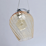 Подвесной светильник со стеклянном плафоном в форме бокала Kaleido варинант исполнения - 4 | Loft Concept в Ижевске