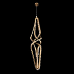 Подвесной светильник с декоративными элементами в виде кристаллов Smooth Shine варинант исполнения - 1 | Loft Concept в Ижевске