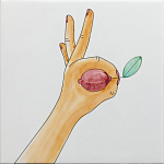 Плитка дизайнерская с рисунком Лимон варинант исполнения - 2 | Loft Concept в Ижевске