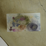 Шкатулка из эпоксидной смолы с цветами белая Epoxy Resin Rectangular Box White варинант исполнения - 6 | Loft Concept в Ижевске